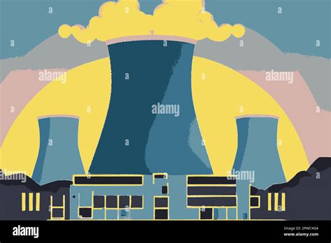 Nuclear Power Plant vector image Stock Vector Image & Art - Alamy
