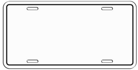 Printable License Plate Template Lovely License Plate Template Google Search | License plate ...