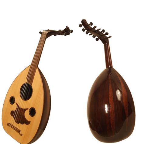 Egyptian Oud, Rosewood, Round Wood Inlay - Bavly Music