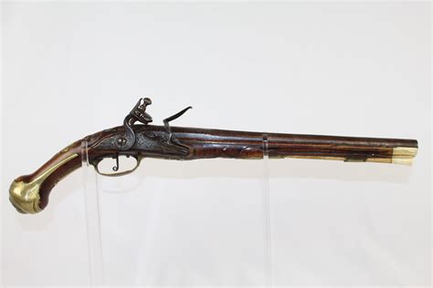 European French Dutch Flintlock Pistol Antique Firearms 002 | Ancestry Guns