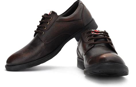 Lee Cooper Men Lace Up Shoes - Buy Brown Color Lee Cooper Men Lace Up Shoes Online at Best Price ...