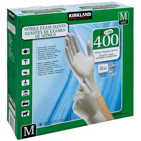 Kirkland Signature Nitrile Exam Gloves (Medium), 400 Count | lupon.gov.ph