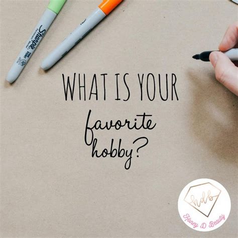 January - National Hobby Month | Favorite hobby, Hobby, Permanent marker