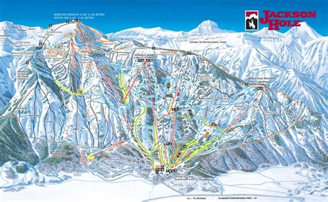 Jackson Hole Trail & Piste Map | Skiing in Jackson Hole