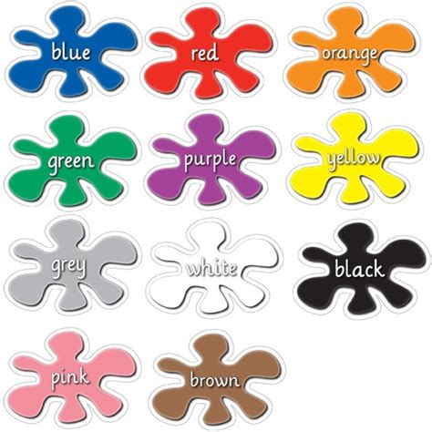 Colour Splats Set of 11 Signs | School Signs, Nursery Signs, Whiteboards, Safety Signs - Upson Downs