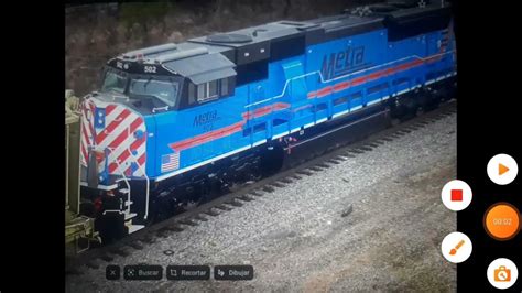 metra sd70mach no. 502 horn sfx - YouTube