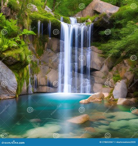 755 Enchanted Waterfall: a Magical and Enchanting Background Featuring an Enchanted Waterfall ...