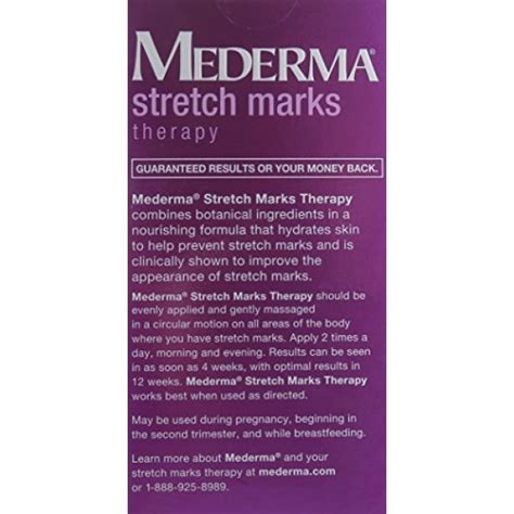 Mederma Stretch Marks Therapy, Hydrates to Help Prevent Stretch ...