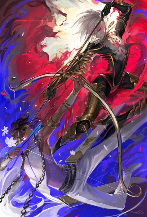 Arjuna & Karna | イラスト, Fgo イラスト, アートのアイデア