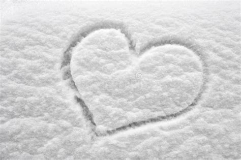 Snow heart stock image. Image of background, pure, ground - 12476019