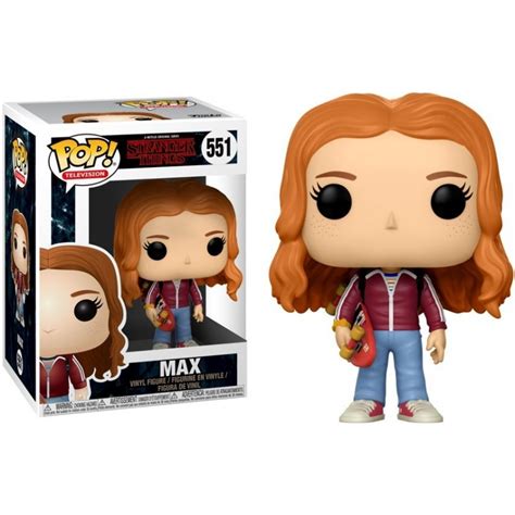 Funko Pop Max With Skateboard 551 Stranger Things