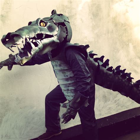 Crocodile costume for Peter Pan - Pantomime 2014 - UK Artist Duncan ...