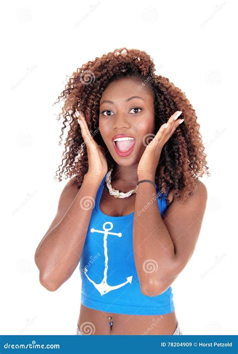 Screaming Woman With Open Mouth. Stock Image - Image of cute, glamor: 78204909