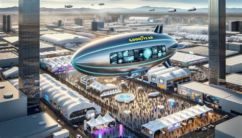 CES 2024 Soars: Goodyear Blimp Conquers Spectacular Event