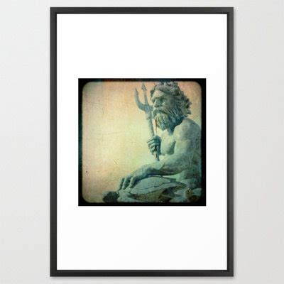 Neptune Photograph Greek Mythology God of the Sea King Neptune With Sea ...