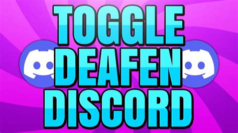 How to Toggle Deafen on Discord - YouTube