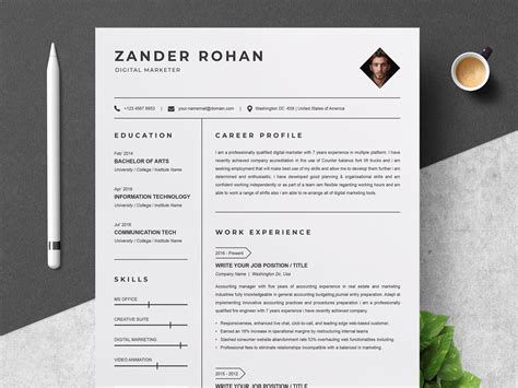 Resume Clean Template - MosOp