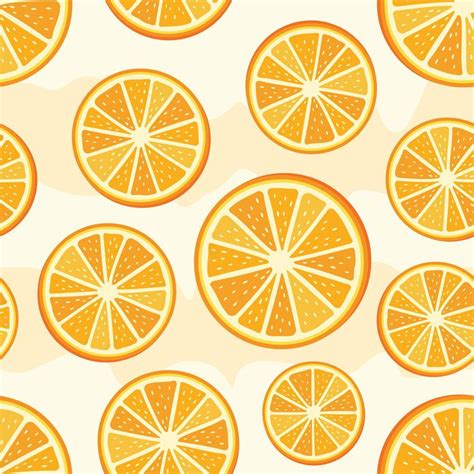 Vector orange seamless pattern 6788938 Vector Art at Vecteezy