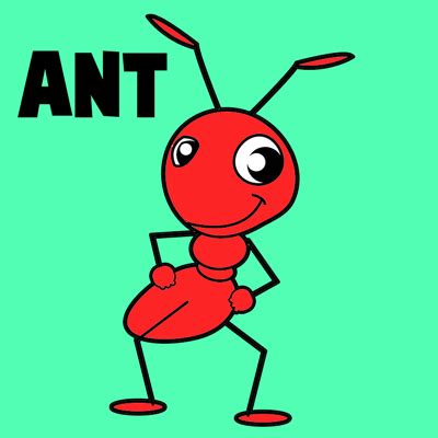 How to Draw Cartoon Ants Step by Step Drawing Tutorial – How to Draw Step by Step Drawing Tutorials