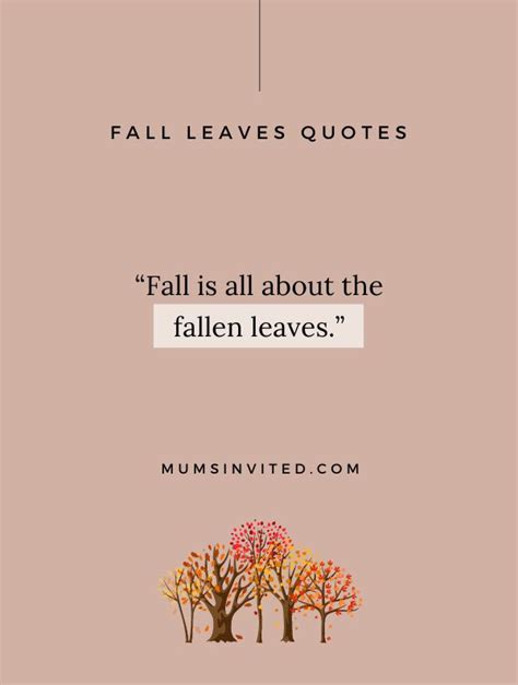 58 Fall Leaves Quotes Embracing Autumn's Majestic Palette - Mums Invited