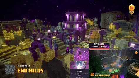 Going into the END WILDS and the STRONGHOLD! In Minecraft Dungeons. - YouTube