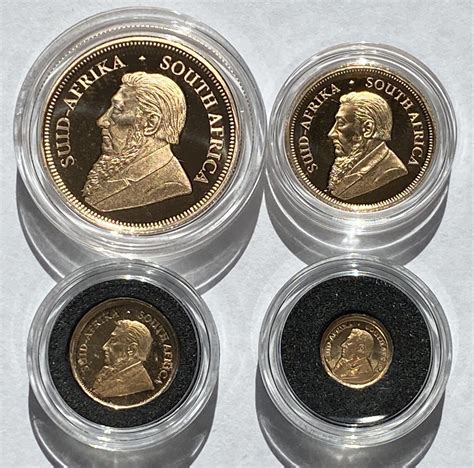 2017 South African 50th Anniversary Fractional 4 Coin Gold Proof ...