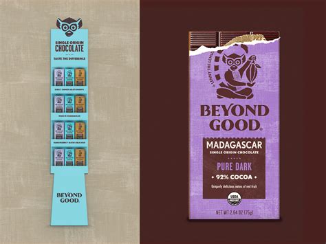 Chocolate Bar Label Design by Darkroast.co on Dribbble