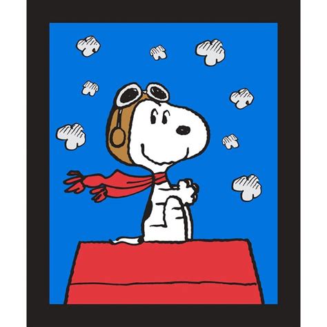 Snoopy the Red Baron Panel by Springs Creative - Etsy