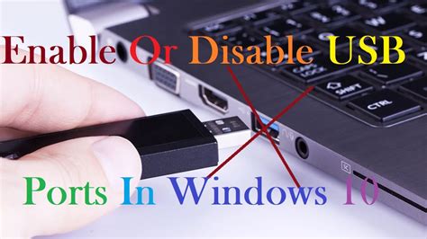 How To Enable Or Disable USB Ports In Windows 10 - YouTube