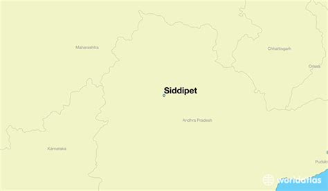 Where is Siddipet, India? / Siddipet, Telangana Map - WorldAtlas.com