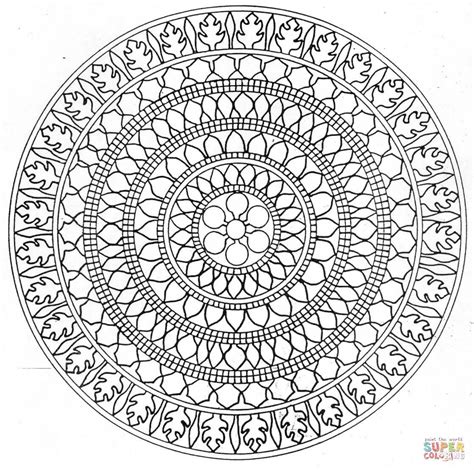 Mandala Coloring Pages For Adults Printable at GetDrawings | Free download