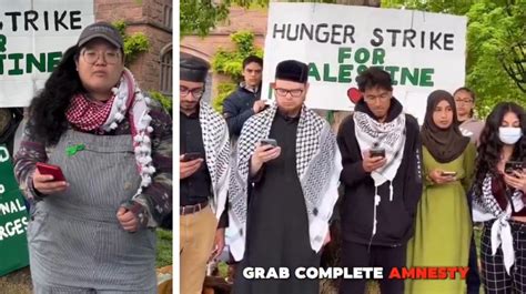 Princeton students stage hunger strike to demand ‘complete amnesty from all criminal and ...