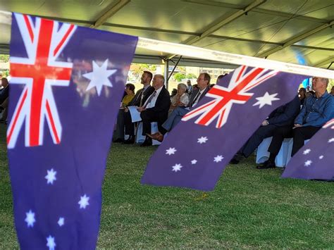 Welcoming new Australian citizens at ceremonies on either side of the 'Derbarl Yerrigan ...