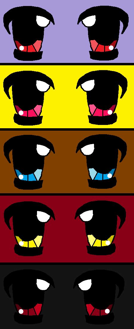 FNAF Eyes by CandiThePirateCat123 on DeviantArt