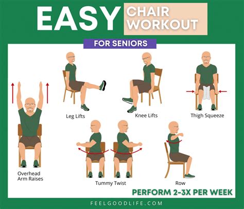 Senior Chair Exercises Printable - Printable Word Searches