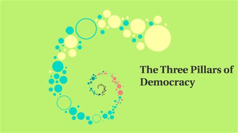 The Three Pillars of Democracy by HANNAH KRAHN