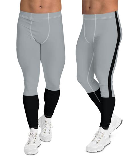 Oakland / Las Vegas Raiders Football Uniform Leggings For Men - Sporty ...