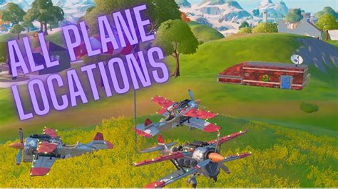 ALL 5 Plane Locations In Chapter 2 Season 5 (fortnite) - YouTube