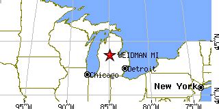 Weidman, Michigan (MI) ~ population data, races, housing & economy