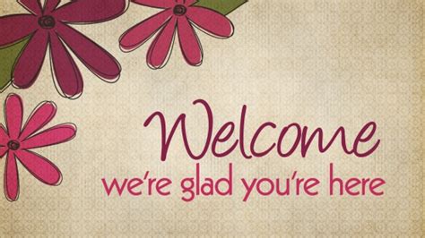 Opening - Welcome, We're Glad You're Here | Landslide Creative ...