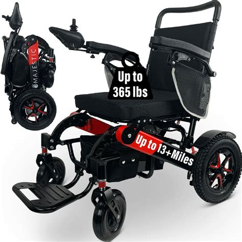 Electric Wheelchair for Adults, Folding All Terrain Lightweight ...