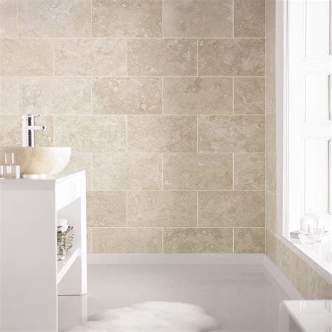 Polished Travertine Tiles Bathroom | Home Design Ideas