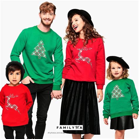 Holiday Sweaters, Family Sweatshirts Christmas, Family Clothing, Family Matching Holiday Outfits ...