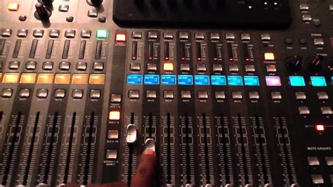 Behringer Setting up mixes and effects - YouTube