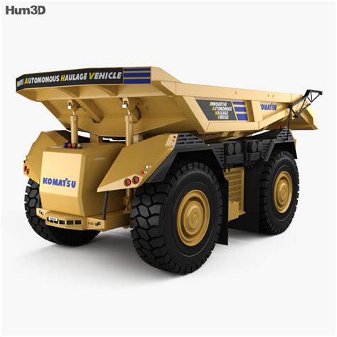 Komatsu AHS Dump Truck 2016 3D model - Vehicles on Hum3D