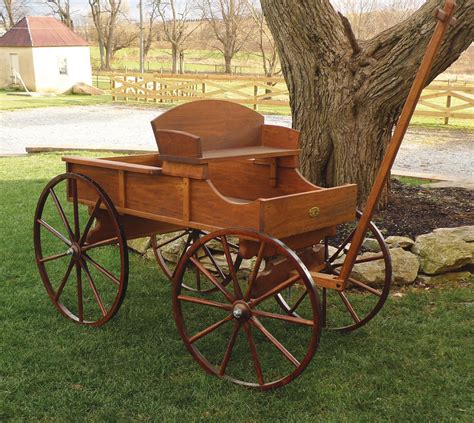 Old Fashioned Large Rustic Buckboard Wagon from Dutchcrafters Amish