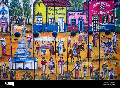 Mexican Folk Art Painting, Original Art, Mexican Art, Cancun, Seascape Painting, Folk Art ...