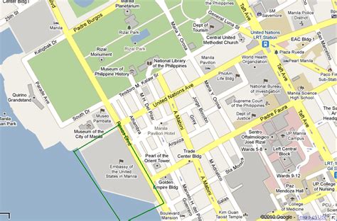 Us Embassy Manila Map