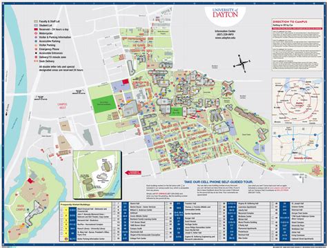 Parking Map : University of Dayton, Ohio