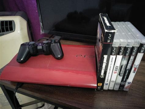 Ps3 super slim + 6 games, Video Gaming, Video Game Consoles, PlayStation on Carousell